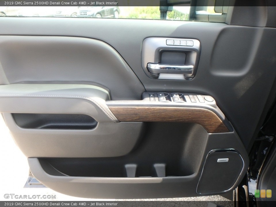 Jet Black Interior Door Panel for the 2019 GMC Sierra 2500HD Denali Crew Cab 4WD #129149851