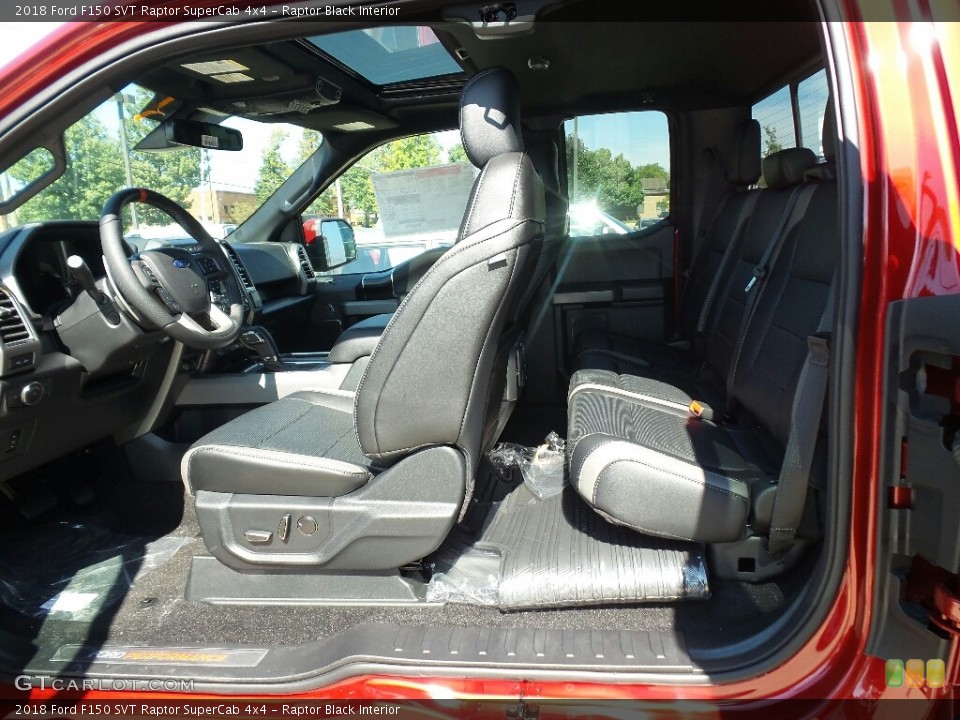 Raptor Black Interior Rear Seat for the 2018 Ford F150 SVT Raptor SuperCab 4x4 #129152157