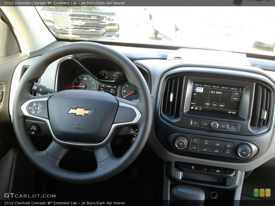 Jet Black/Dark Ash Interior Dashboard for the 2019 Chevrolet Colorado WT Extended Cab #129156258