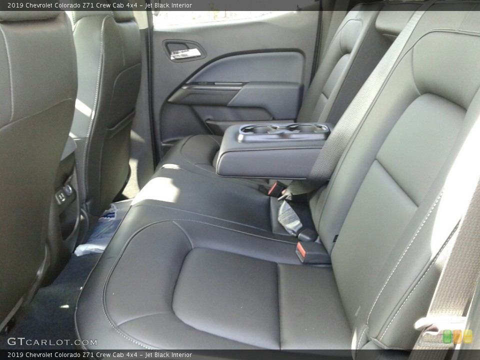Jet Black Interior Rear Seat for the 2019 Chevrolet Colorado Z71 Crew Cab 4x4 #129156843