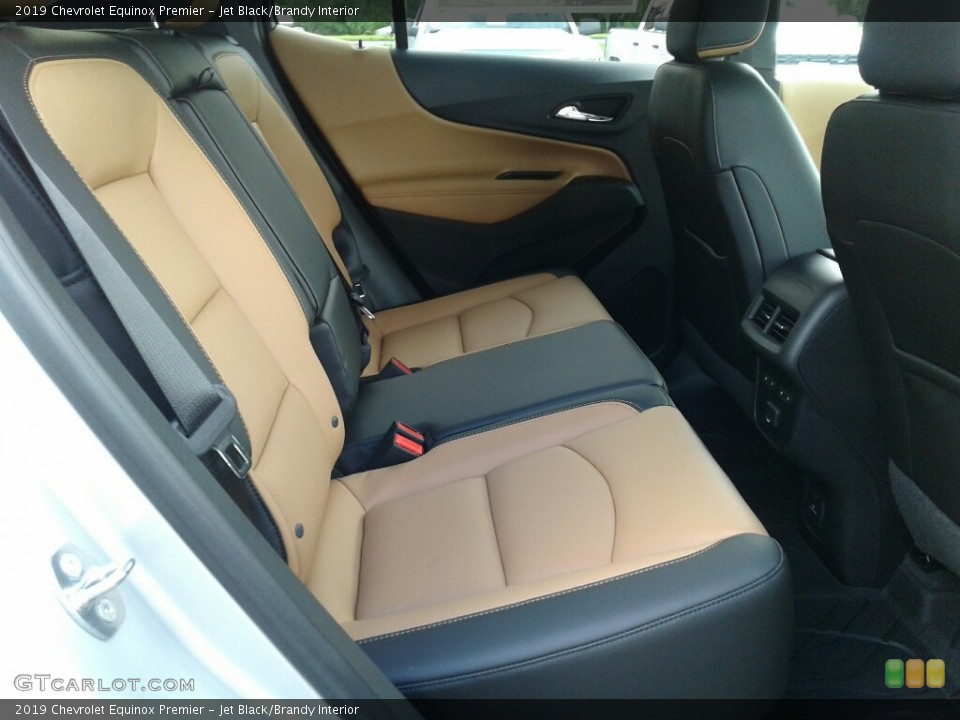 Jet Black/Brandy Interior Rear Seat for the 2019 Chevrolet Equinox Premier #129160008
