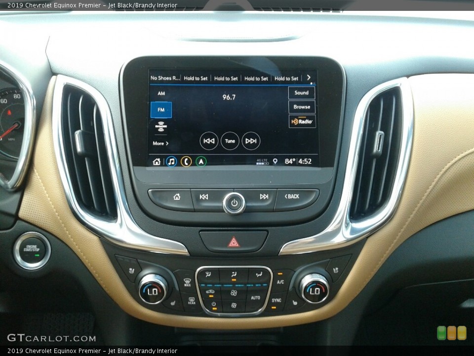Jet Black/Brandy Interior Controls for the 2019 Chevrolet Equinox Premier #129160110