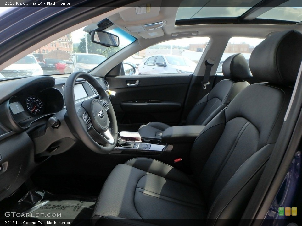 Black Interior Front Seat for the 2018 Kia Optima EX #129162008
