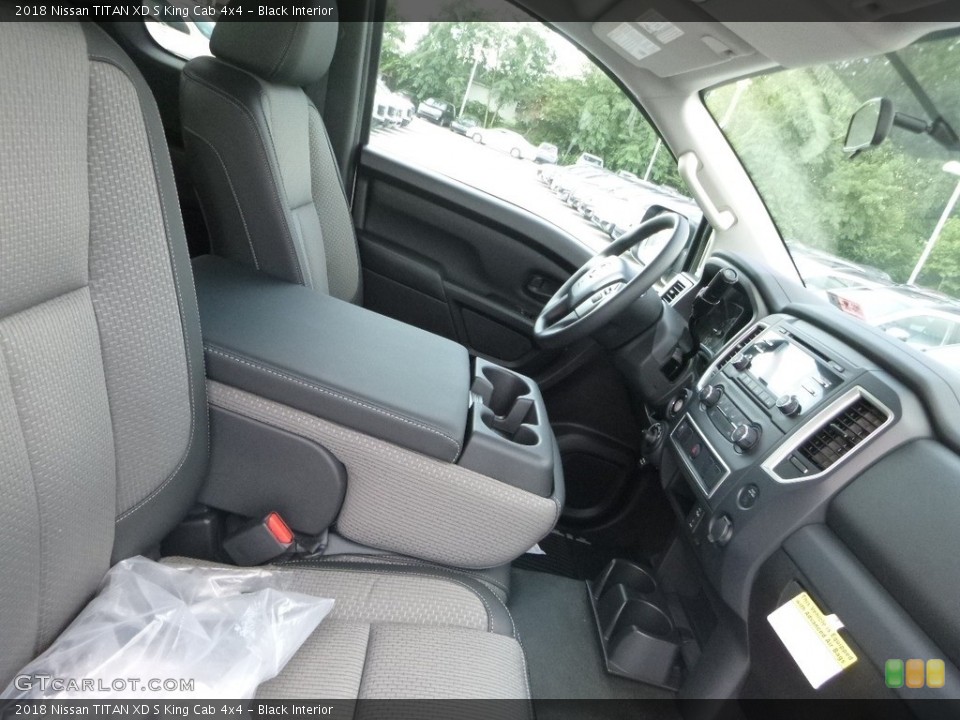 Black 2018 Nissan TITAN XD Interiors