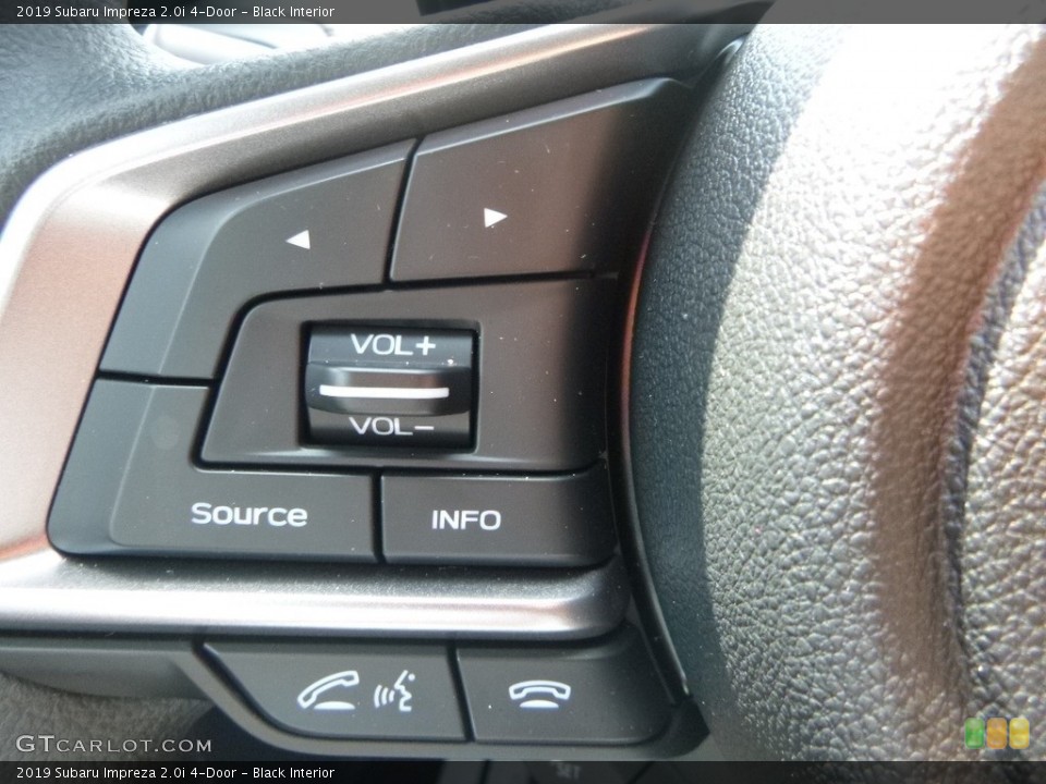 Black Interior Steering Wheel for the 2019 Subaru Impreza 2.0i 4-Door #129165549