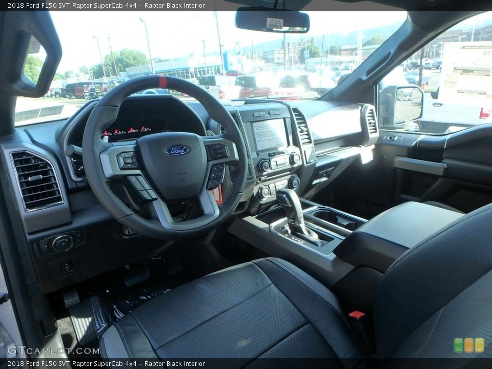 Raptor Black Interior Front Seat for the 2018 Ford F150 SVT Raptor SuperCab 4x4 #129167127