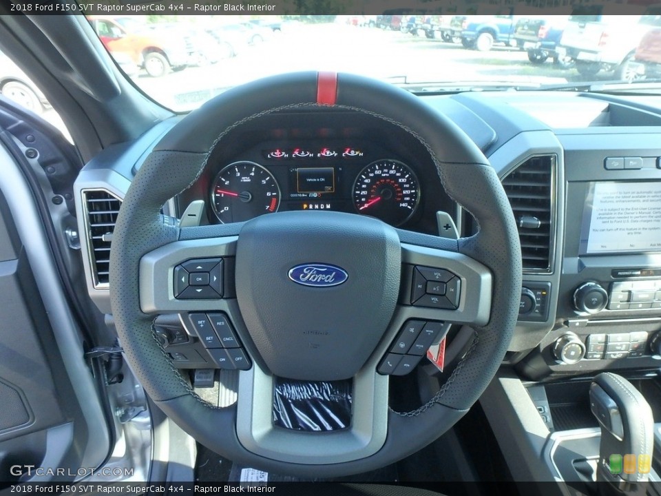 Raptor Black Interior Steering Wheel for the 2018 Ford F150 SVT Raptor SuperCab 4x4 #129167160