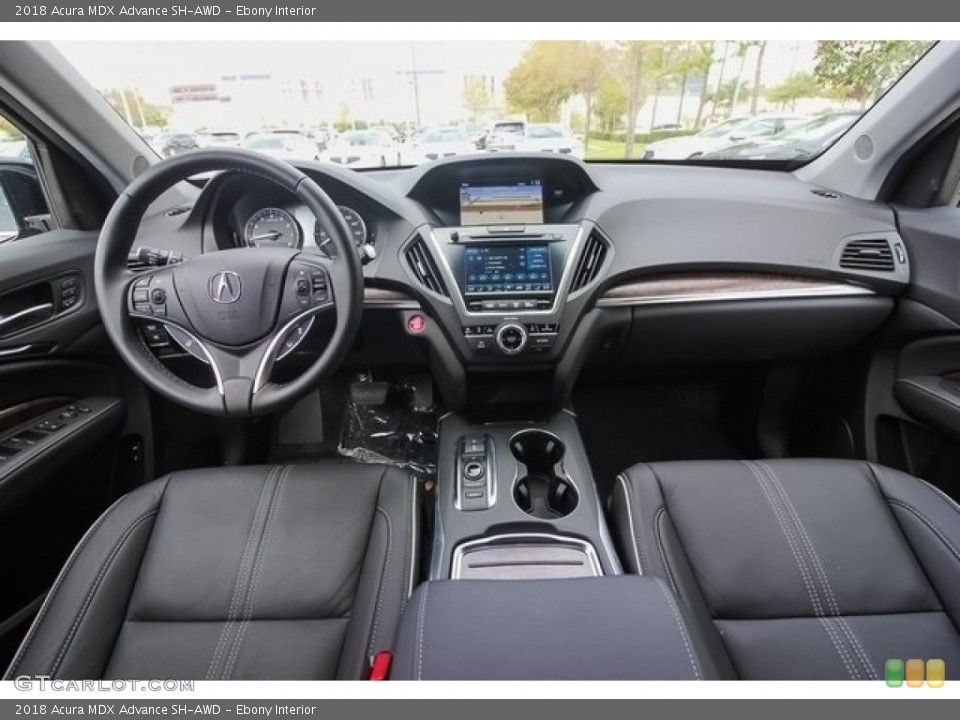 Ebony Interior Dashboard for the 2018 Acura MDX Advance SH-AWD #129169606