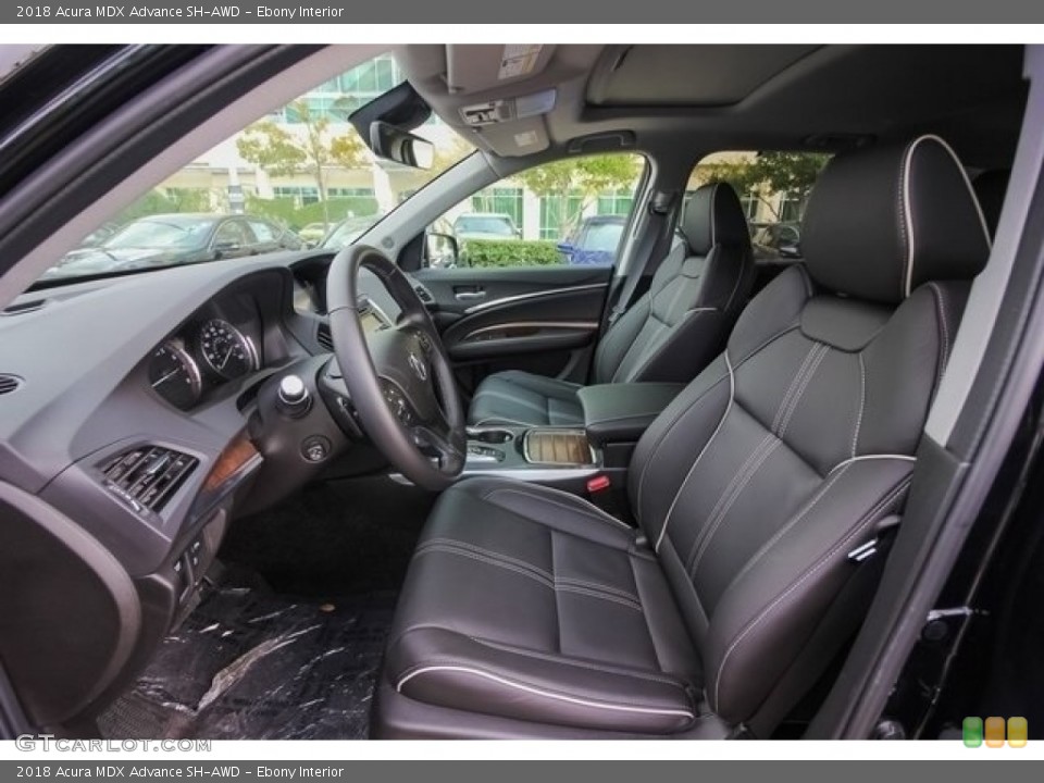 Ebony Interior Photo for the 2018 Acura MDX Advance SH-AWD #129169751