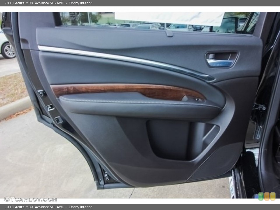 Ebony Interior Door Panel for the 2018 Acura MDX Advance SH-AWD #129169773