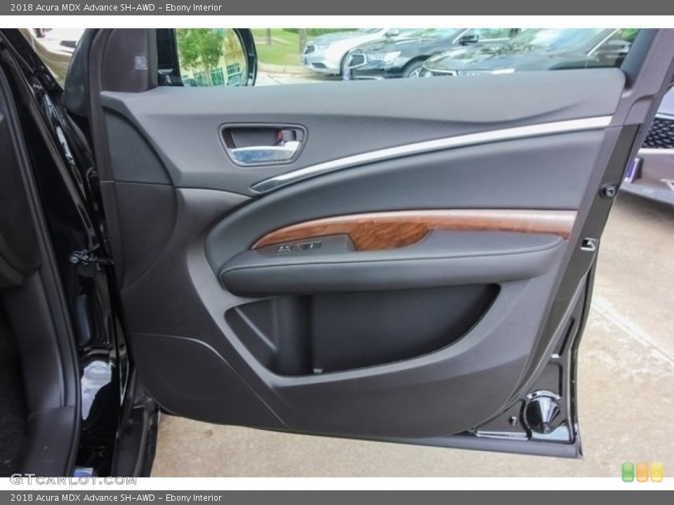 Ebony Interior Door Panel for the 2018 Acura MDX Advance SH-AWD #129169913