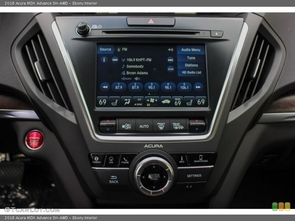 Ebony Interior Controls for the 2018 Acura MDX Advance SH-AWD #129170081