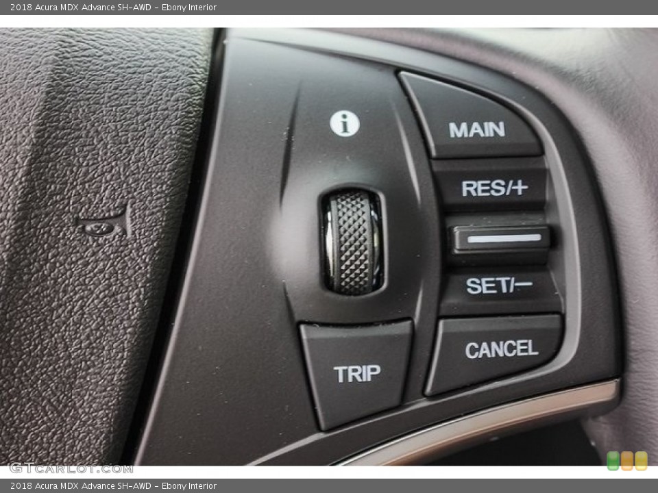 Ebony Interior Steering Wheel for the 2018 Acura MDX Advance SH-AWD #129170251