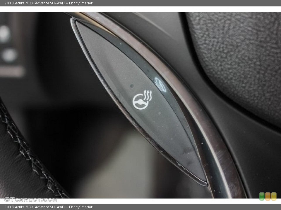 Ebony Interior Steering Wheel for the 2018 Acura MDX Advance SH-AWD #129170294