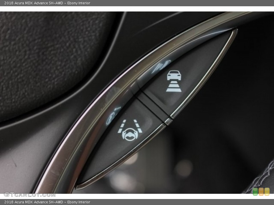 Ebony Interior Steering Wheel for the 2018 Acura MDX Advance SH-AWD #129170315