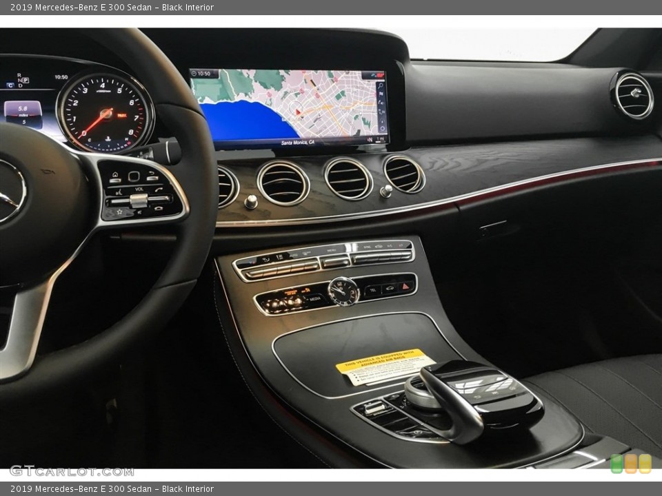 Black Interior Dashboard for the 2019 Mercedes-Benz E 300 Sedan #129189245
