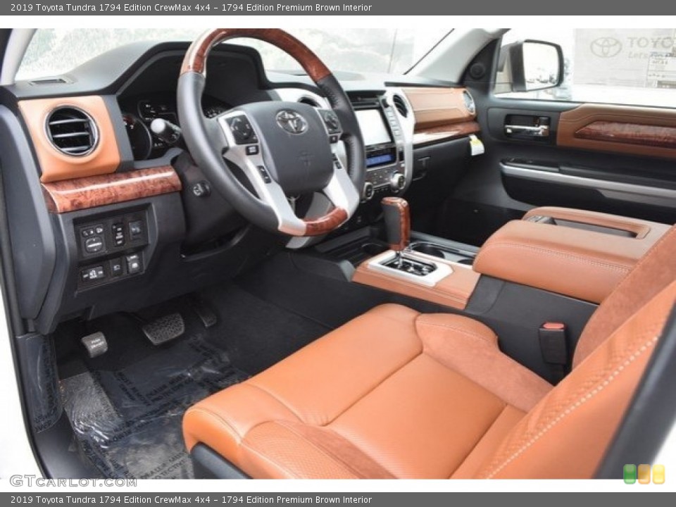 1794 Edition Premium Brown Interior Photo for the 2019 Toyota Tundra 1794 Edition CrewMax 4x4 #129194561