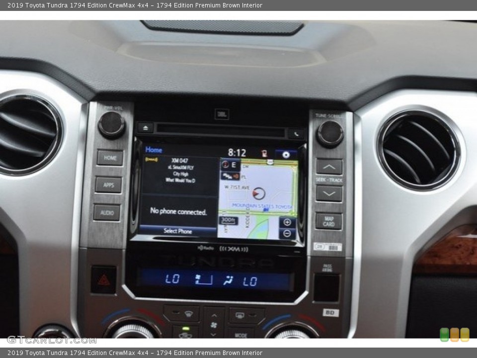 1794 Edition Premium Brown Interior Navigation for the 2019 Toyota Tundra 1794 Edition CrewMax 4x4 #129194639