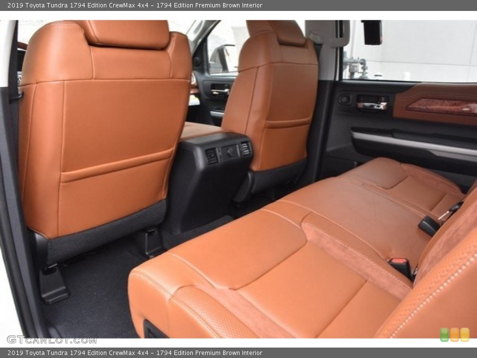 1794 Edition Premium Brown Interior Rear Seat for the 2019 Toyota Tundra 1794 Edition CrewMax 4x4 #129194714