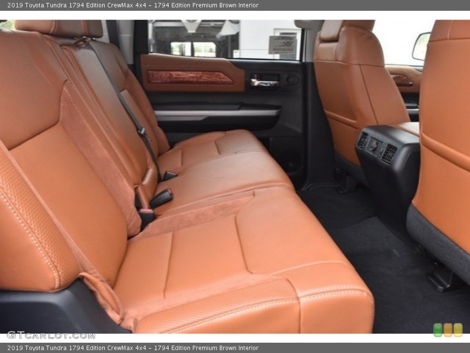 1794 Edition Premium Brown Interior Rear Seat for the 2019 Toyota Tundra 1794 Edition CrewMax 4x4 #129194783