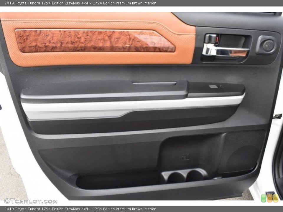 1794 Edition Premium Brown Interior Door Panel for the 2019 Toyota Tundra 1794 Edition CrewMax 4x4 #129194831