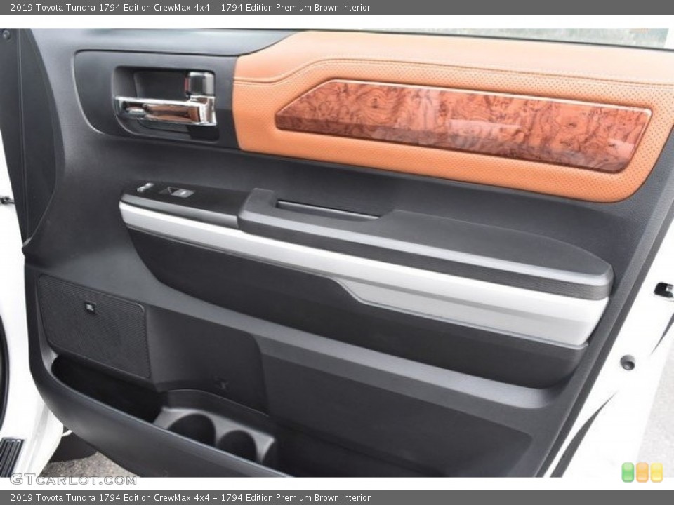 1794 Edition Premium Brown Interior Door Panel for the 2019 Toyota Tundra 1794 Edition CrewMax 4x4 #129194849