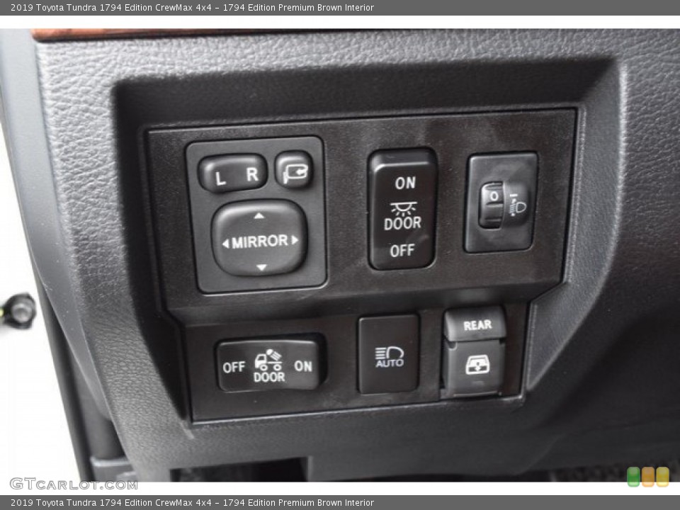 1794 Edition Premium Brown Interior Controls for the 2019 Toyota Tundra 1794 Edition CrewMax 4x4 #129194921