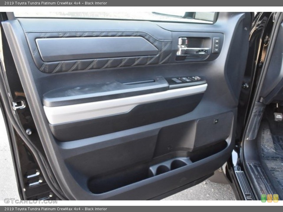 Black Interior Door Panel for the 2019 Toyota Tundra Platinum CrewMax 4x4 #129195479