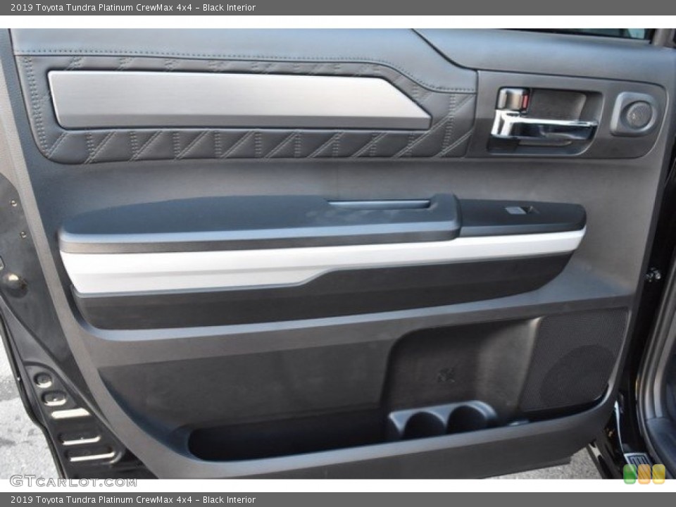Black Interior Door Panel for the 2019 Toyota Tundra Platinum CrewMax 4x4 #129195485