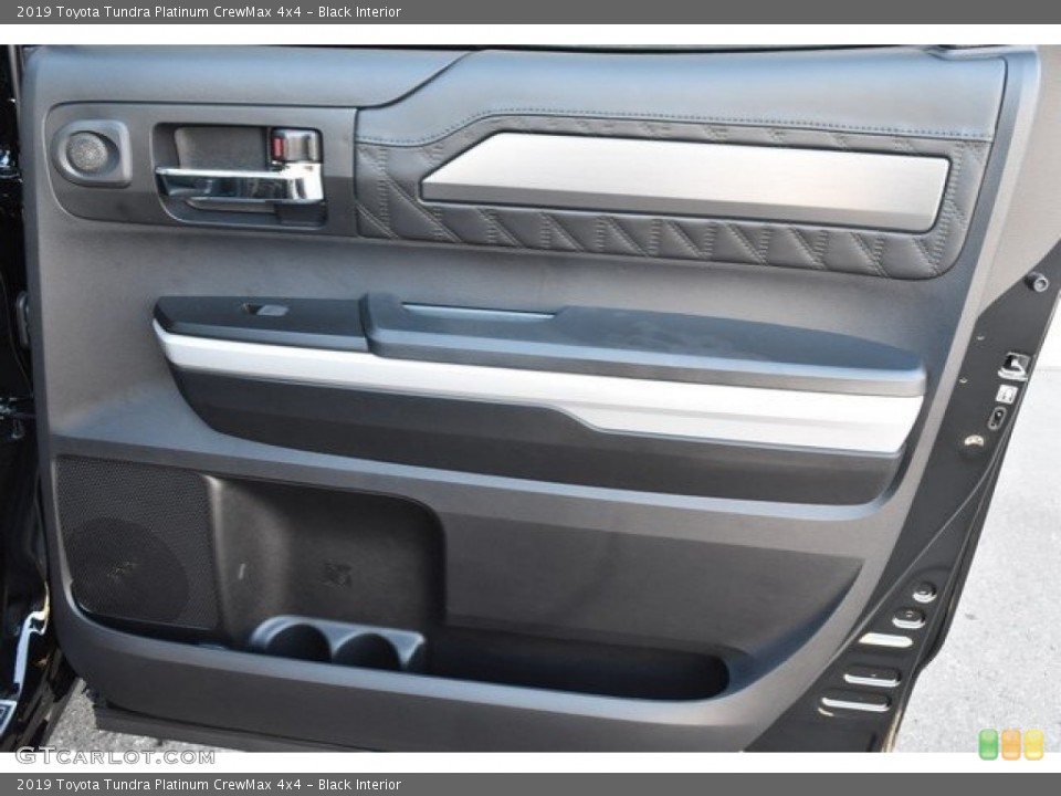 Black Interior Door Panel for the 2019 Toyota Tundra Platinum CrewMax 4x4 #129195521