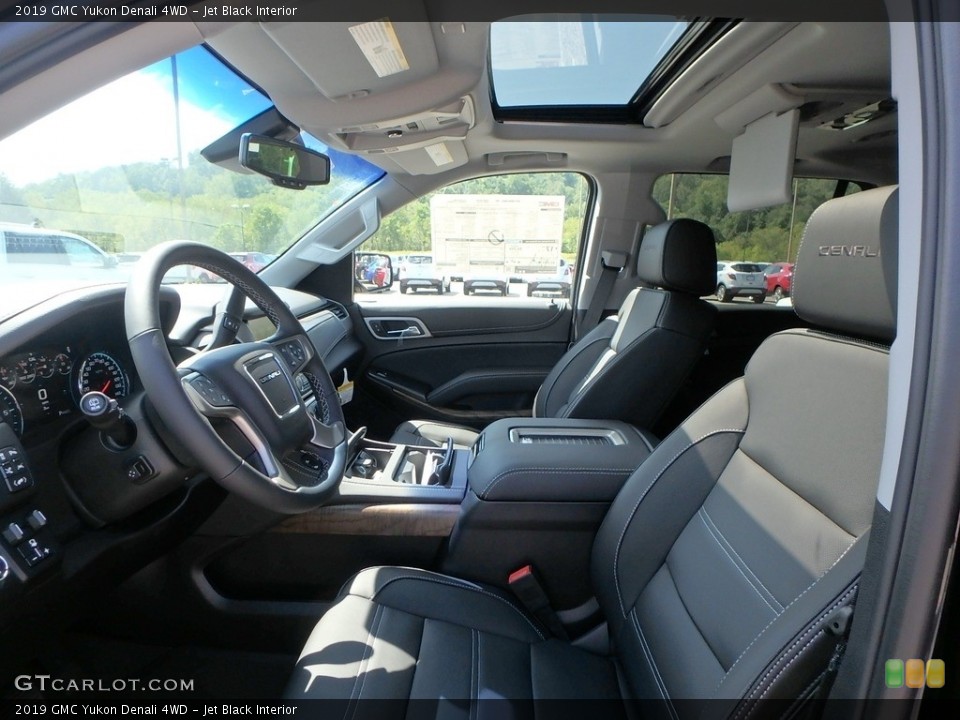 Jet Black Interior Front Seat for the 2019 GMC Yukon Denali 4WD #129197531