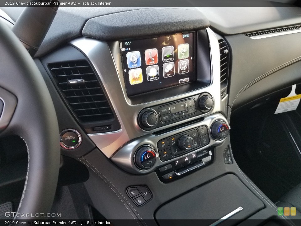 Jet Black Interior Controls for the 2019 Chevrolet Suburban Premier 4WD #129203444