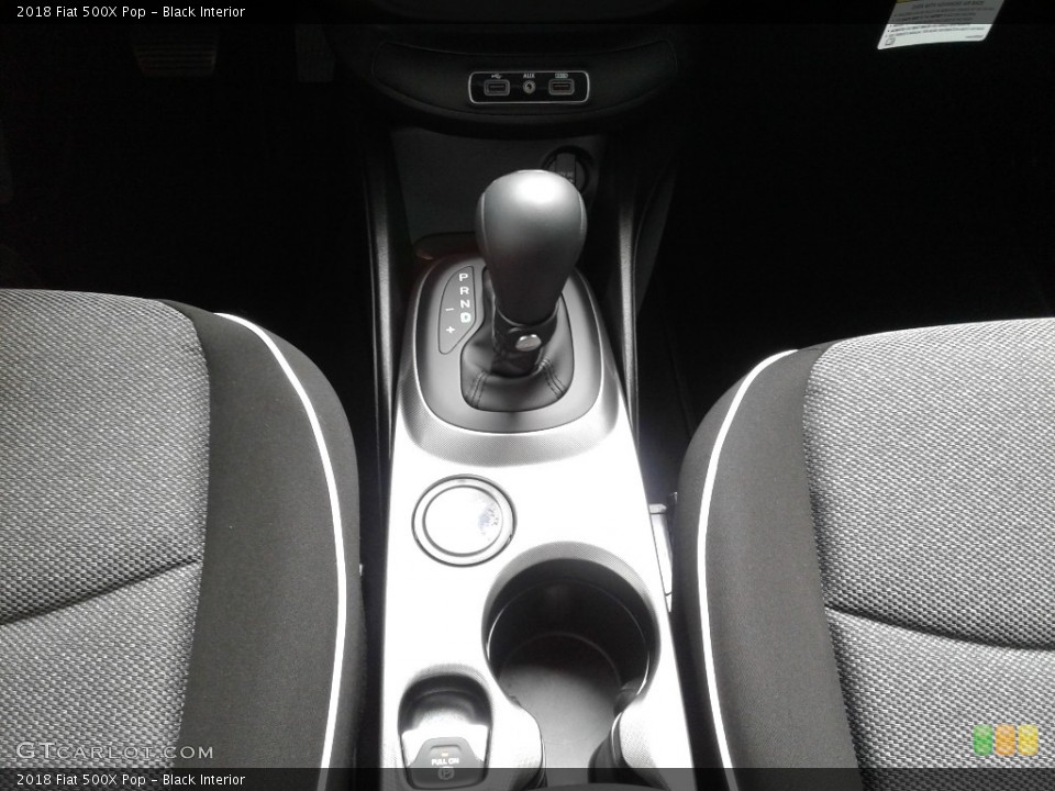Black Interior Transmission for the 2018 Fiat 500X Pop #129204683