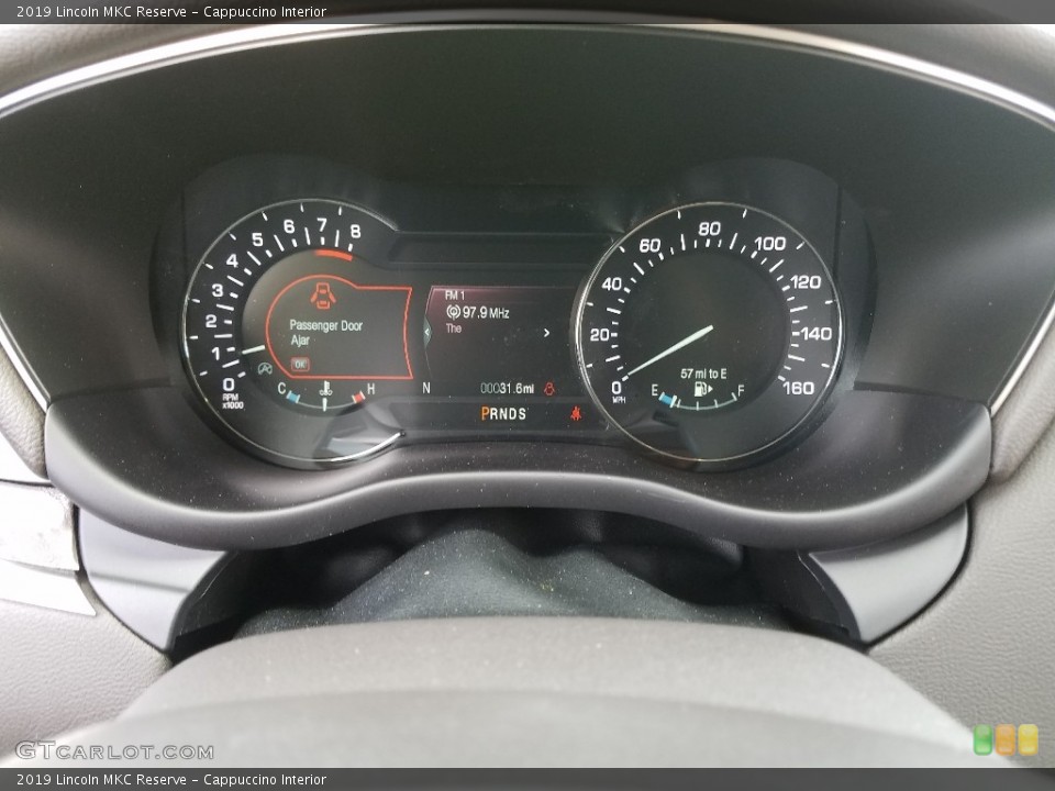 Cappuccino Interior Gauges for the 2019 Lincoln MKC Reserve #129211957