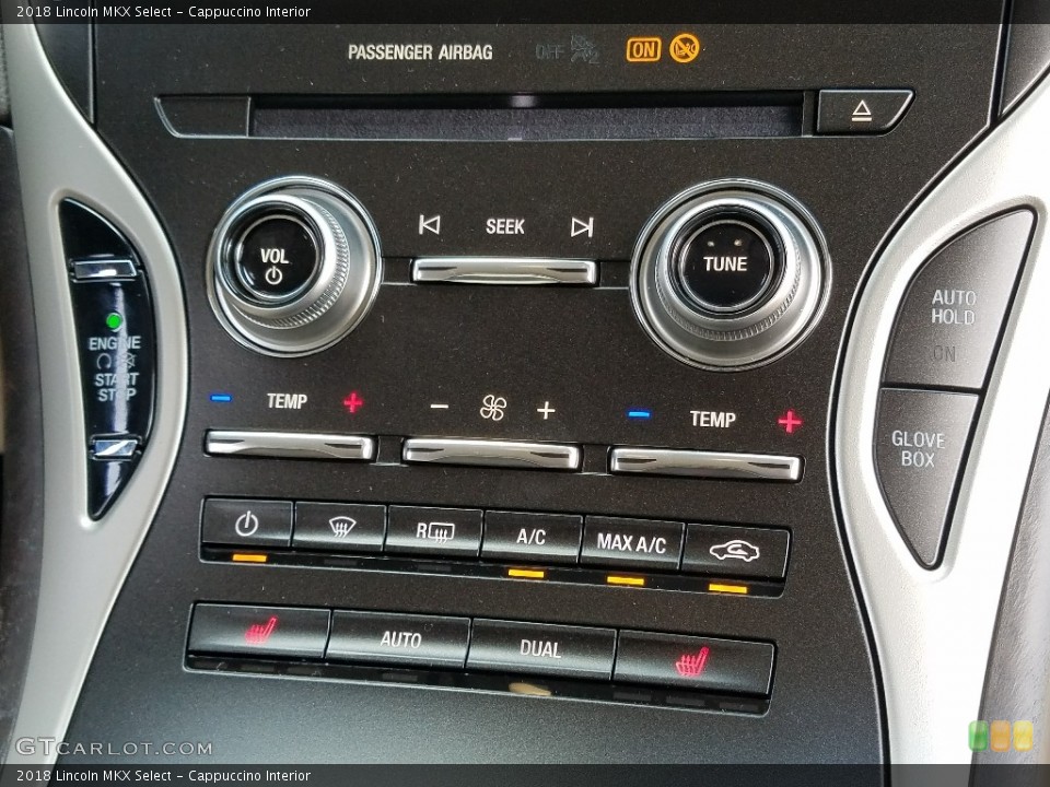 Cappuccino Interior Controls for the 2018 Lincoln MKX Select #129212593