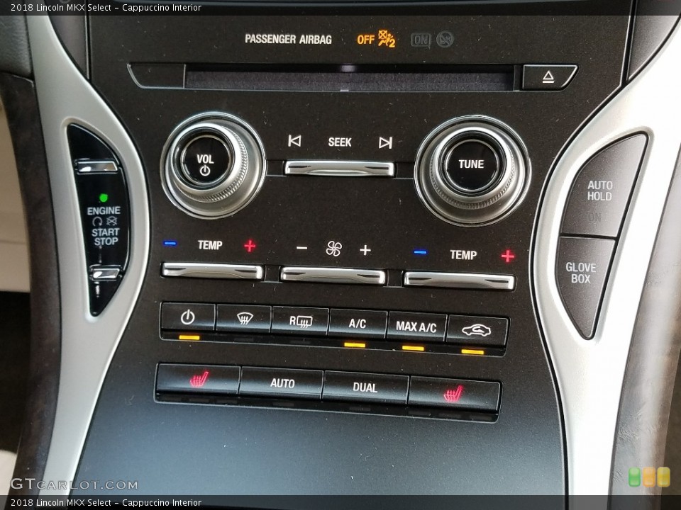 Cappuccino Interior Controls for the 2018 Lincoln MKX Select #129213196