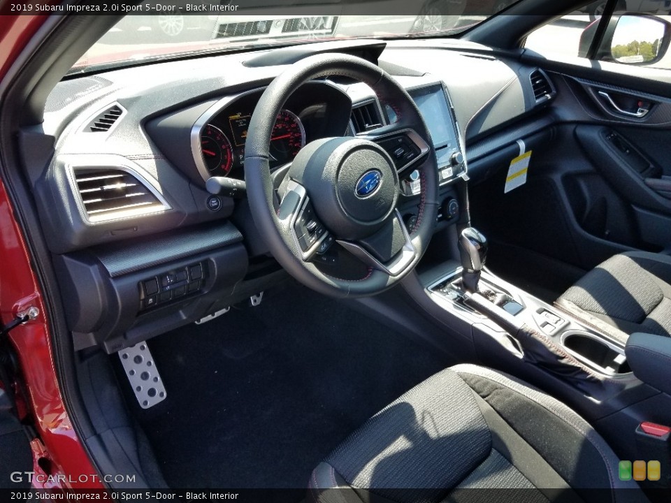 Black Interior Front Seat for the 2019 Subaru Impreza 2.0i Sport 5-Door #129222283