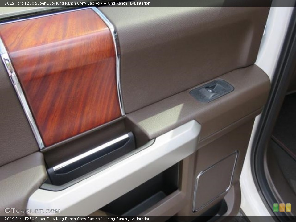 King Ranch Java Interior Door Panel for the 2019 Ford F250 Super Duty King Ranch Crew Cab 4x4 #129228025