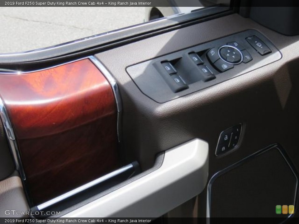 King Ranch Java Interior Controls for the 2019 Ford F250 Super Duty King Ranch Crew Cab 4x4 #129228061