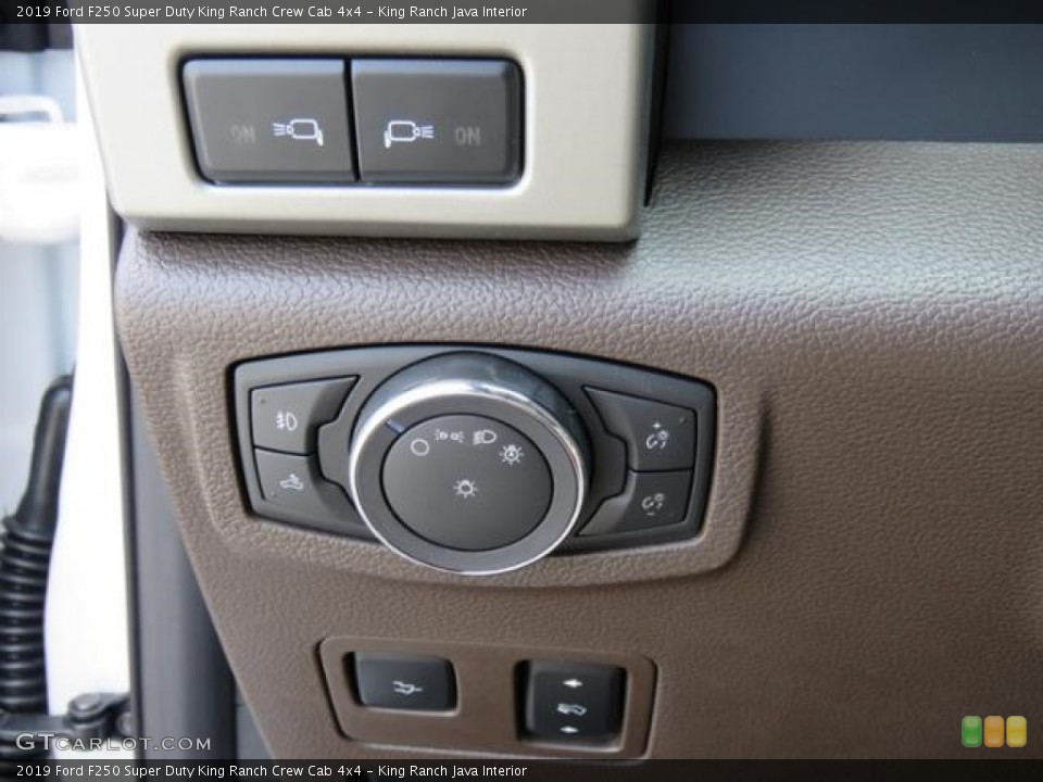 King Ranch Java Interior Controls for the 2019 Ford F250 Super Duty King Ranch Crew Cab 4x4 #129228175