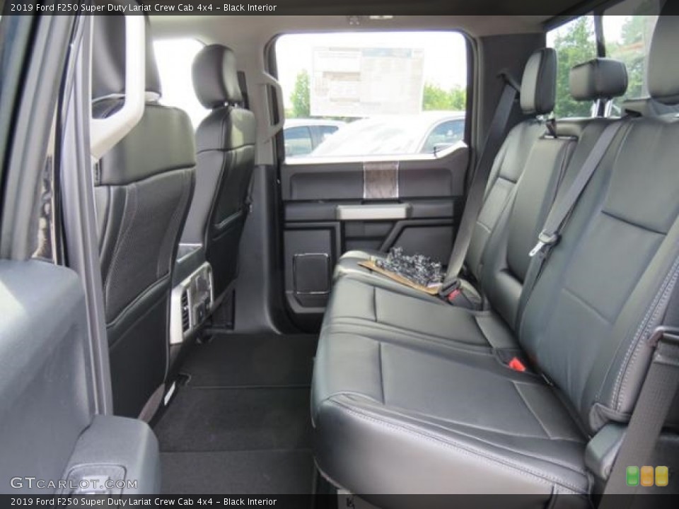 Black Interior Rear Seat for the 2019 Ford F250 Super Duty Lariat Crew Cab 4x4 #129228532