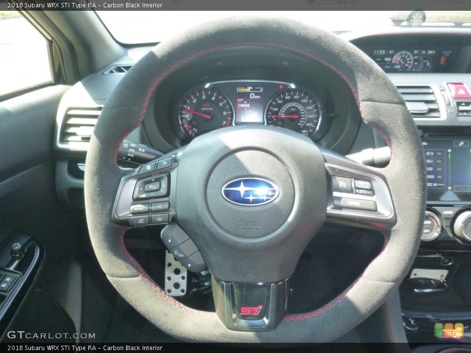 Carbon Black Interior Steering Wheel for the 2018 Subaru WRX STI Type RA #129235812