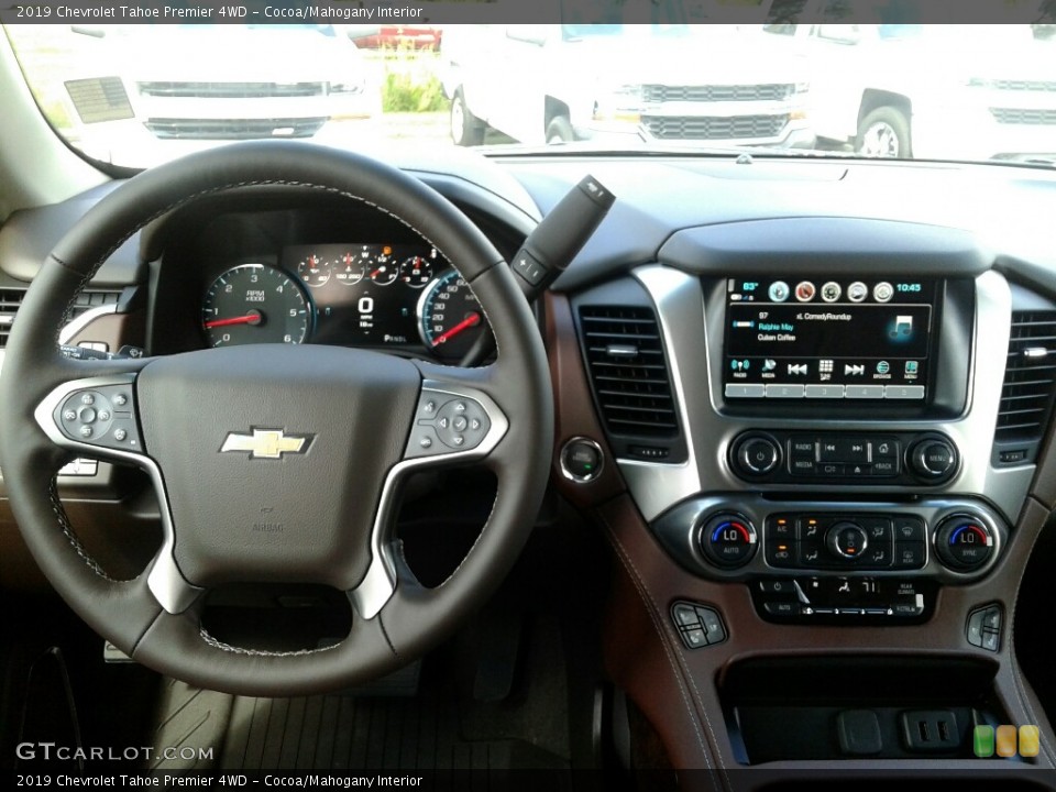 Cocoa/Mahogany Interior Dashboard for the 2019 Chevrolet Tahoe Premier 4WD #129245795