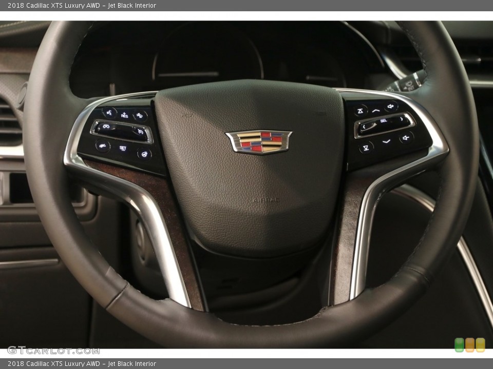 Jet Black Interior Steering Wheel for the 2018 Cadillac XTS Luxury AWD #129247323