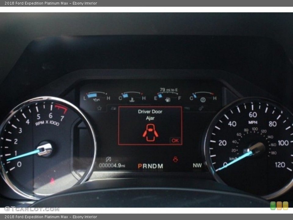 Ebony Interior Gauges for the 2018 Ford Expedition Platinum Max #129255396