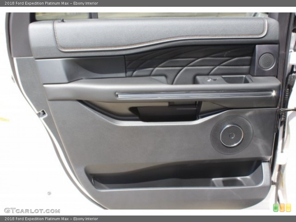 Ebony Interior Door Panel for the 2018 Ford Expedition Platinum Max #129255414