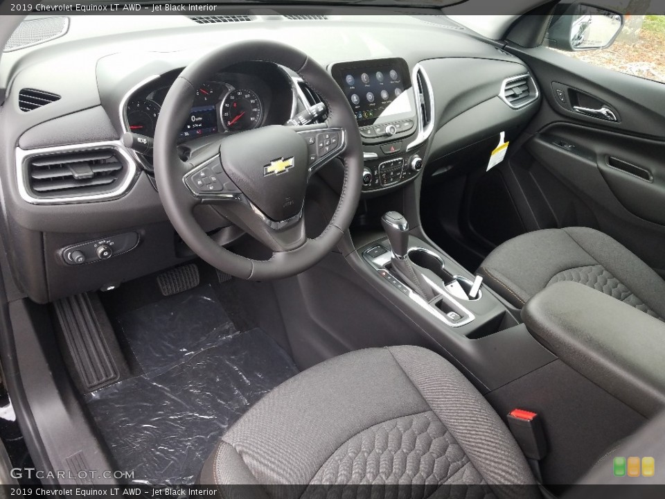 Jet Black Interior Photo for the 2019 Chevrolet Equinox LT AWD #129259704