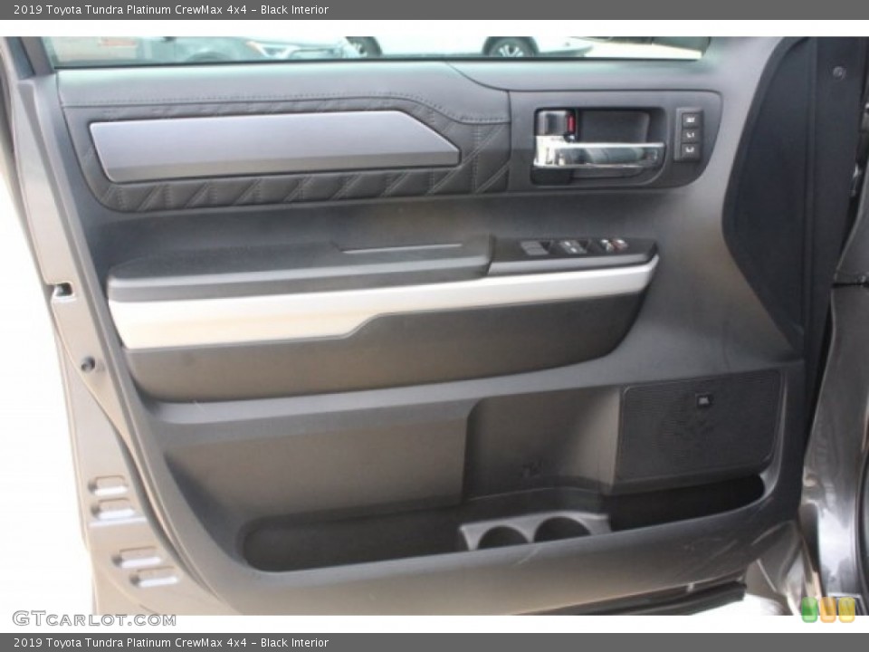 Black Interior Door Panel for the 2019 Toyota Tundra Platinum CrewMax 4x4 #129259977