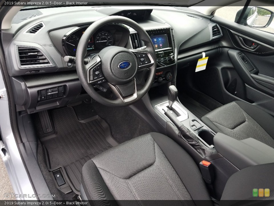 Black Interior Photo for the 2019 Subaru Impreza 2.0i 5-Door #129260573