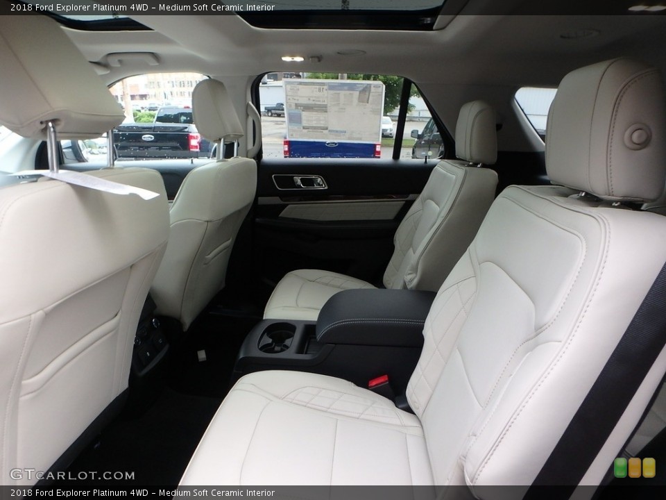 Medium Soft Ceramic Interior Rear Seat for the 2018 Ford Explorer Platinum 4WD #129266841